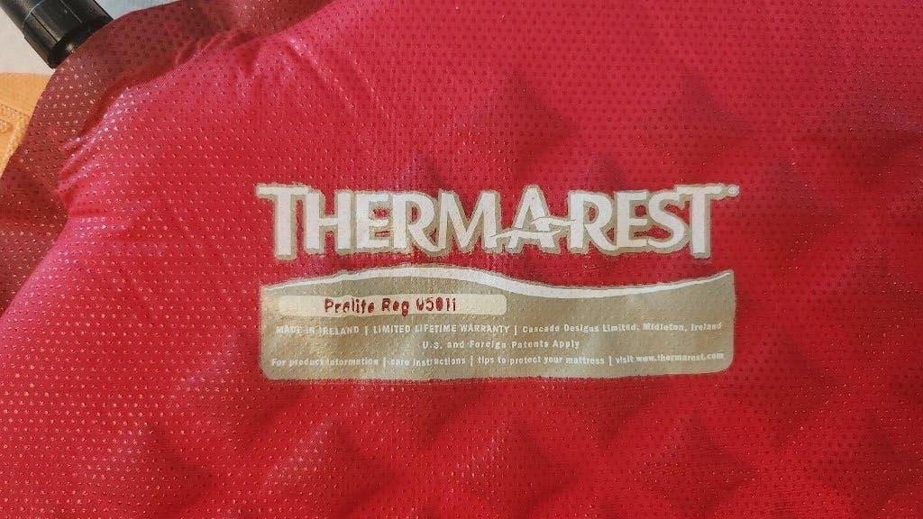 ThermaRest ProLite Regular - lichtgewicht trekkingmat - rood, Ophalen, Gebruikt, 1-persoons