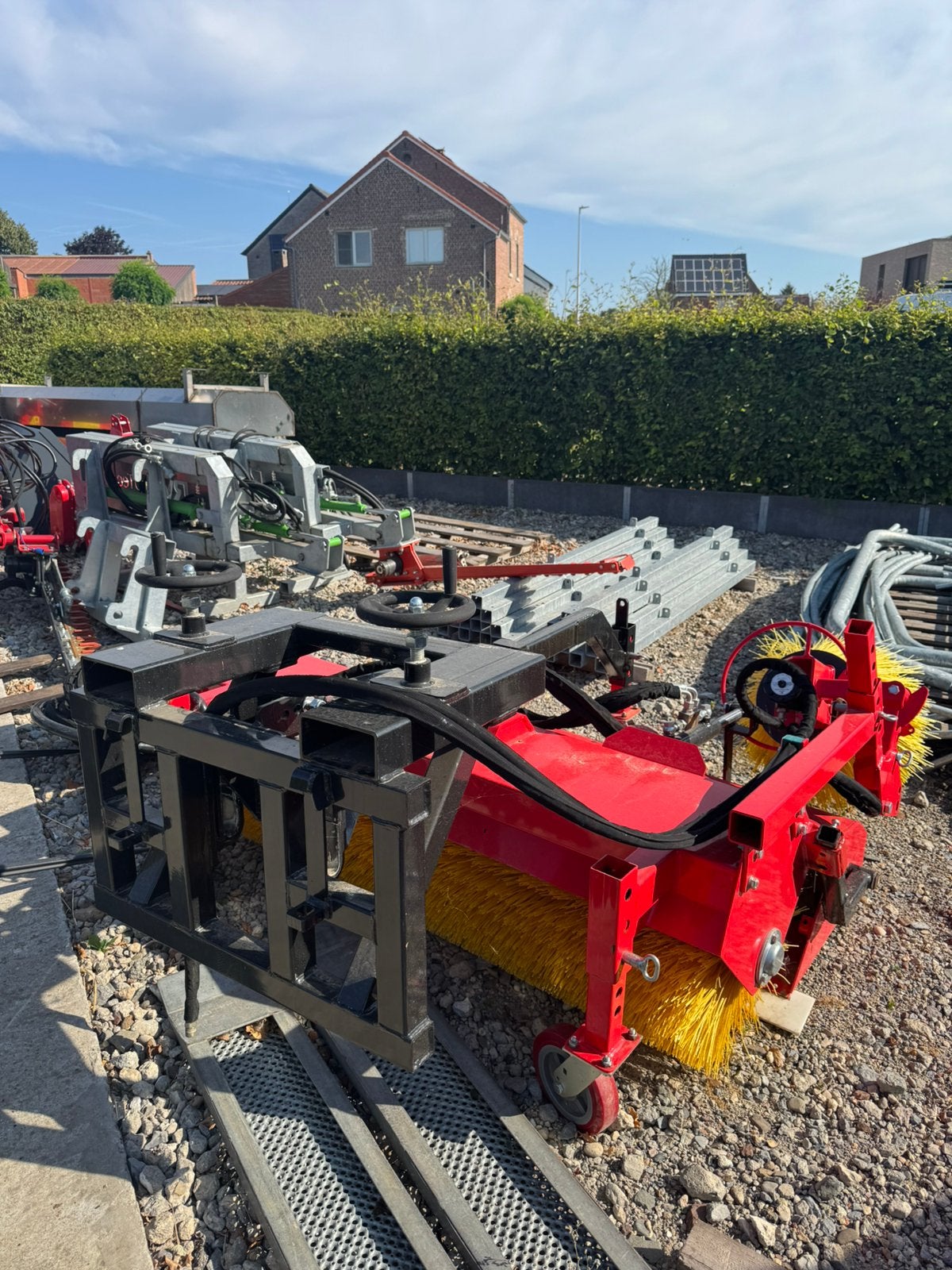 Nieuwe Hydraulische borstel te koop, Tuin en Terras, Ophalen