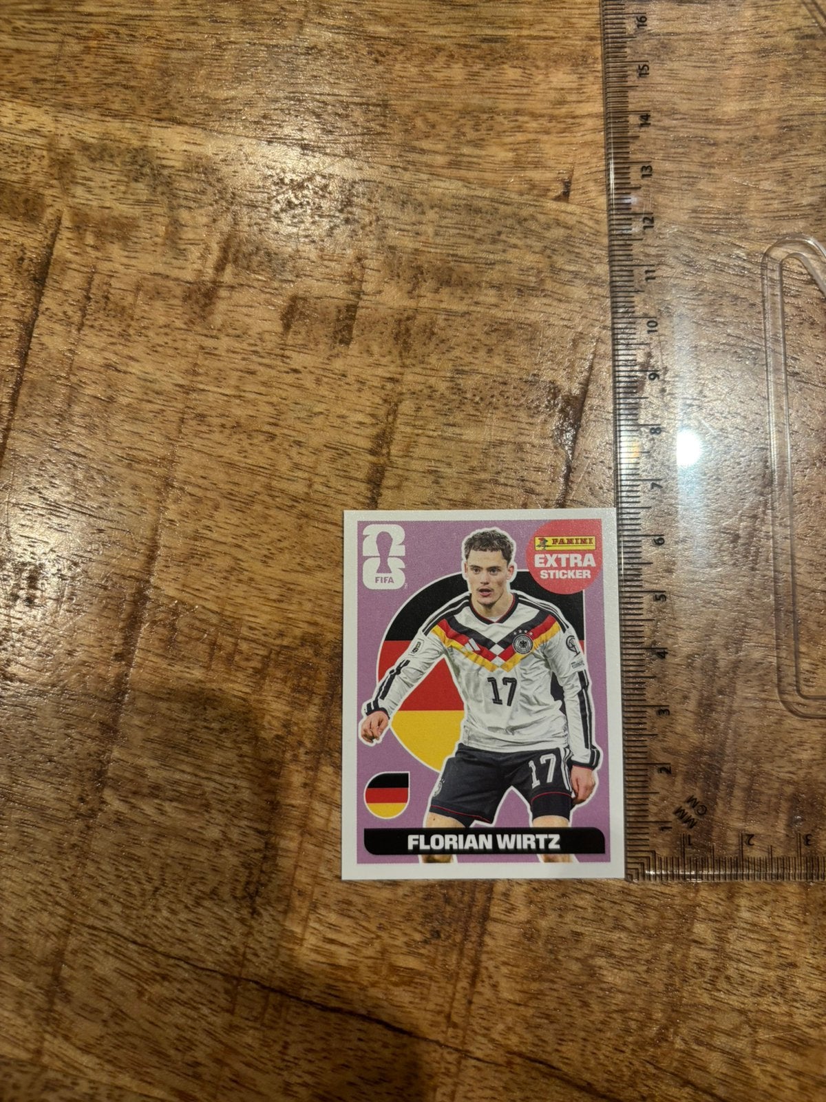 Panini extra sticker - Paars Florian Wirtz, Ophalen of Verzenden
