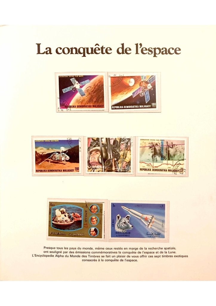 Ruimtestempelcollectie, Ruimtevaart, Ophalen of Verzenden, Luchtpostzegel, Postfris
