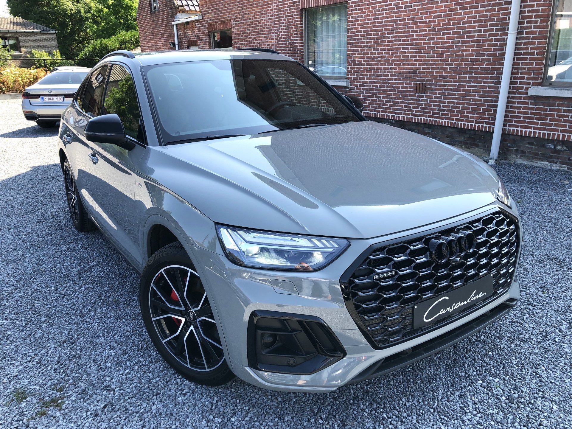 Audi Q5 Sportback 50 TFSI eQuattro S-tronic S-Line Verwarmde, Auto's, Gebruikt, Overige kleuren, 35 g/km, Leder