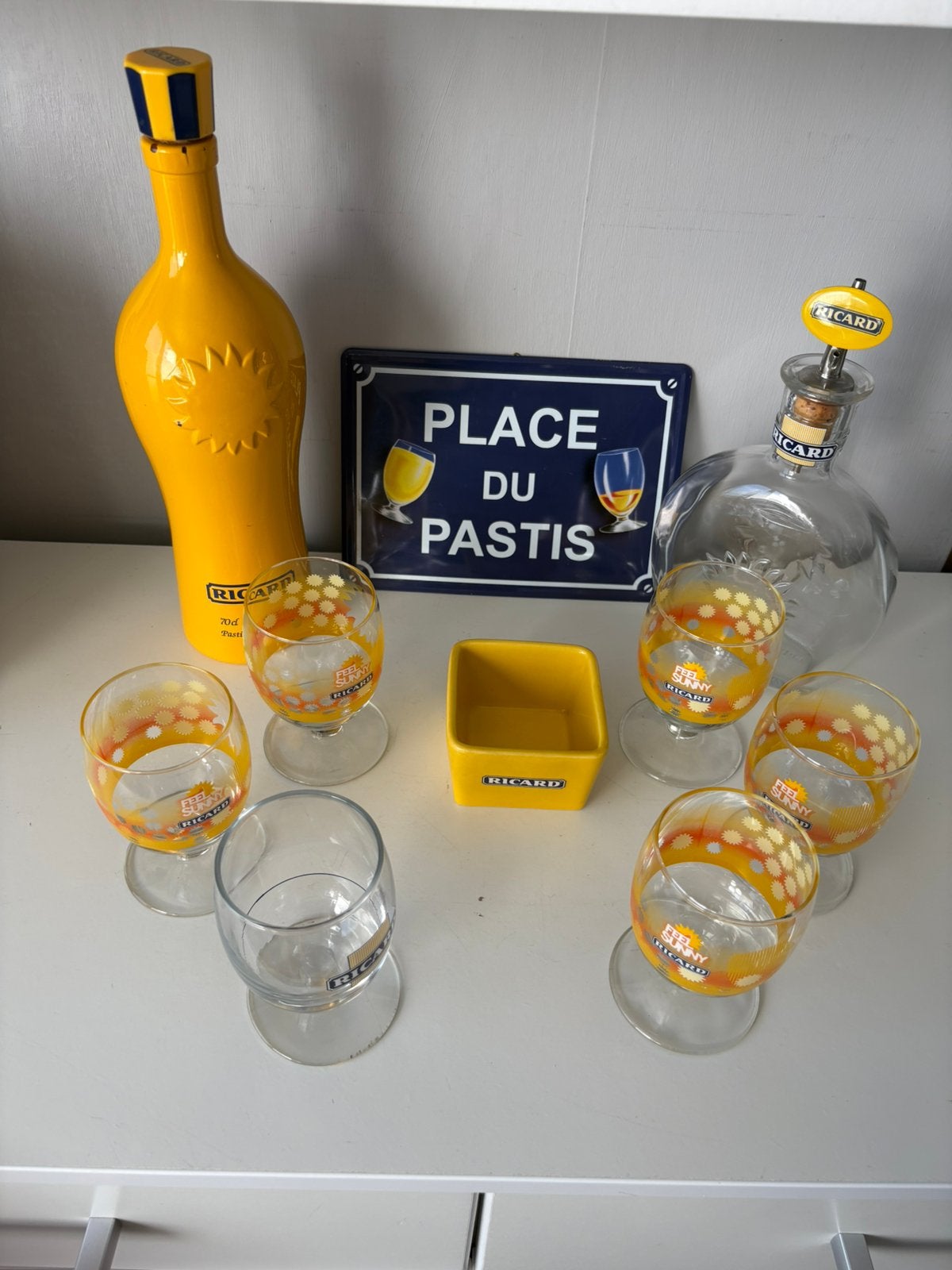 BRILLEN EN ARTIKELEN VAN RICARD, Verzamelen, Glas en Drinkglazen, Ophalen of Verzenden, Zo goed als nieuw
