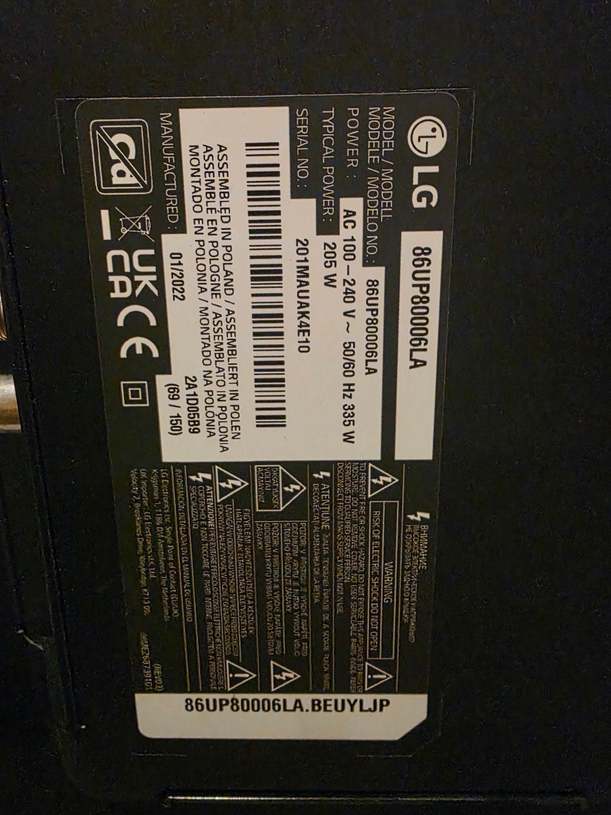 à vendre, Audio, Tv en Foto, Ophalen, LG