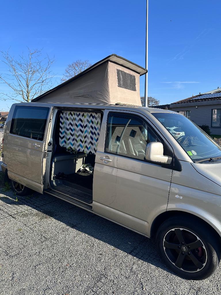 Volkswagen Transporter t5 Camperbus, Caravans en Kamperen, Mobilhomes, Particulier, tot en met 2, Buscamper of Camperbus, Volkswagen