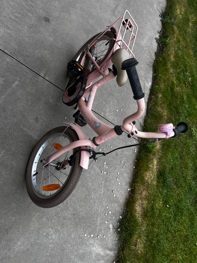 Meisjesfiets 4 à 6 jaar, Enlèvement, Comme neuf