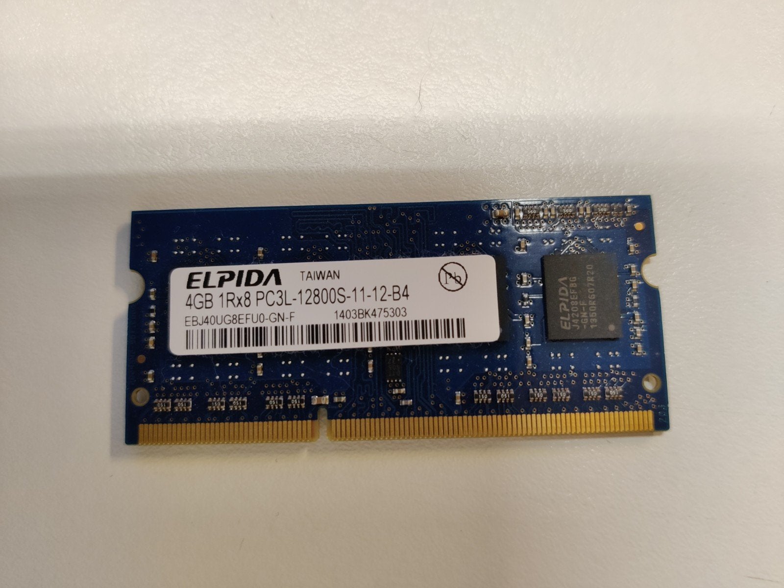 4GB PC3L-12800S, Computers en Software, RAM geheugen, Ophalen, DDR3