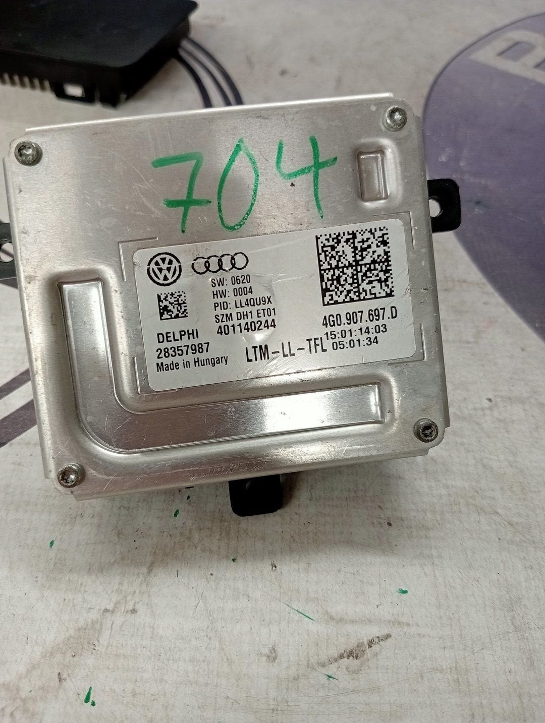 Vermogensmodule koplamp Audi A5 8T 4G0907697D, Gebruikt, -, -, -