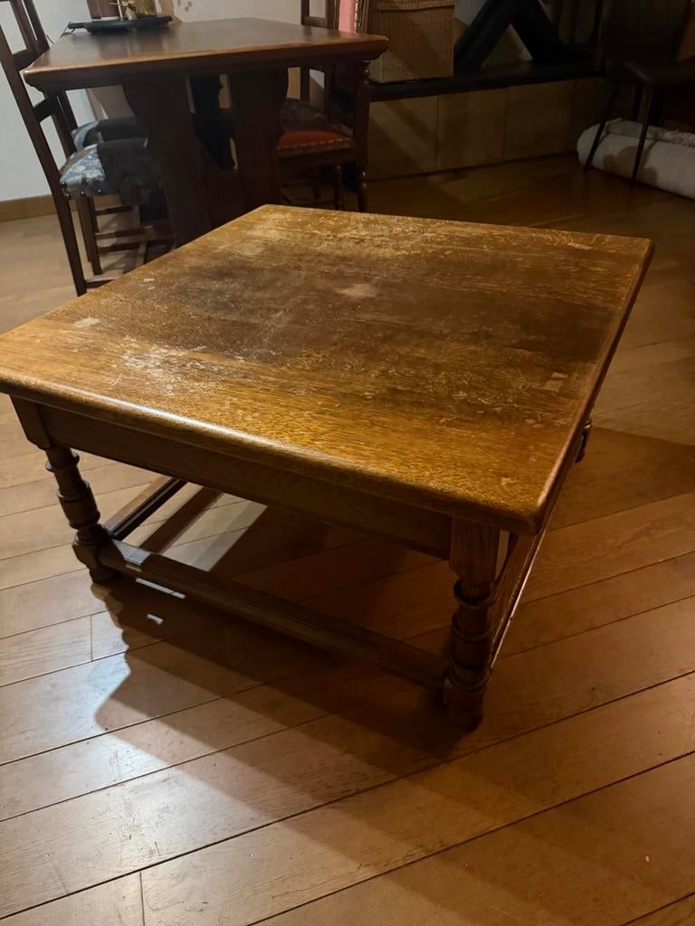 Antieke salontafel, Ophalen