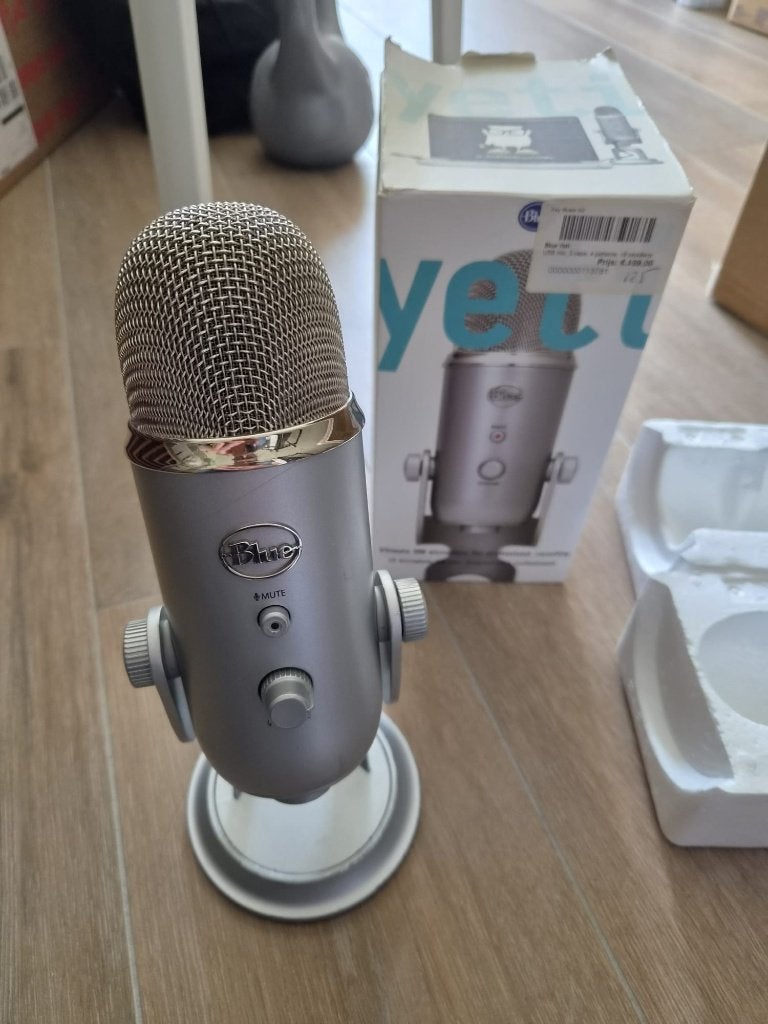 Blue Yeti Microfoon, Musique & Instruments, Microphones, Utilisé, Micro studio, Enlèvement ou Envoi