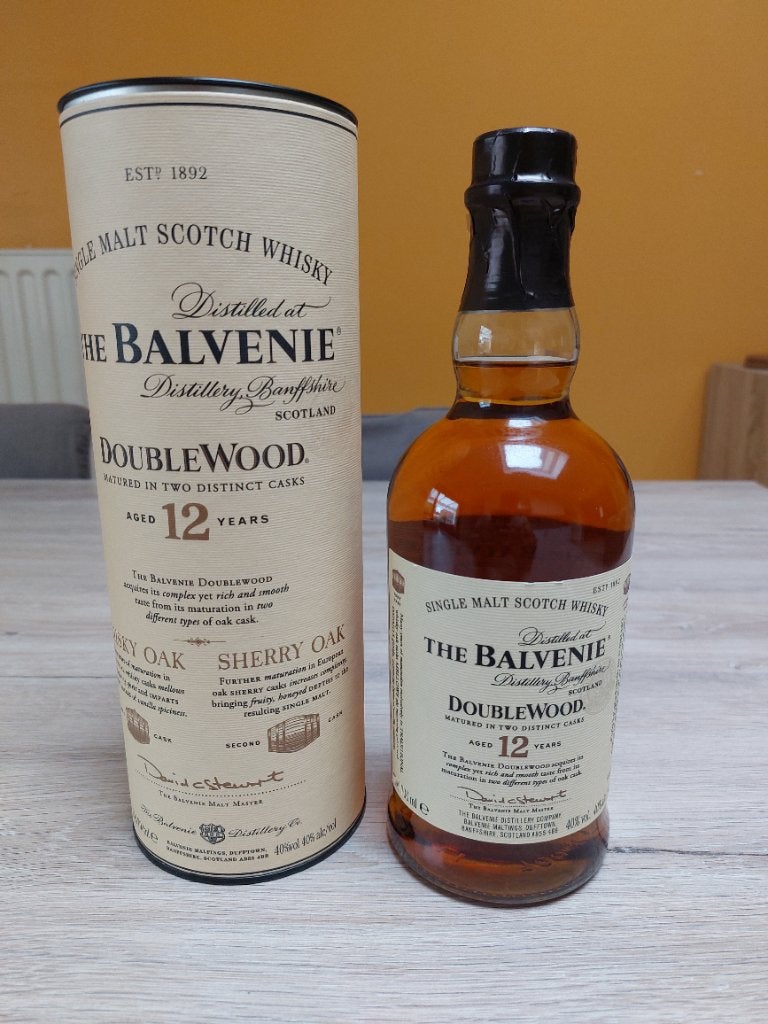 Whisky Balvenie Doublewood : fût de chêne + xérès, Enlèvement, Neuf, Pleine