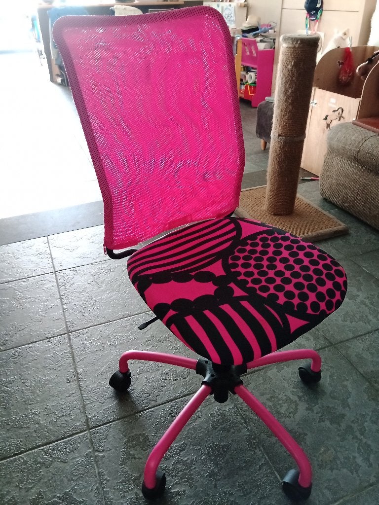 Bureaustoel nieuwstaat!! Back to school!, Ophalen, Zo goed als nieuw, Roze, Bureaustoel