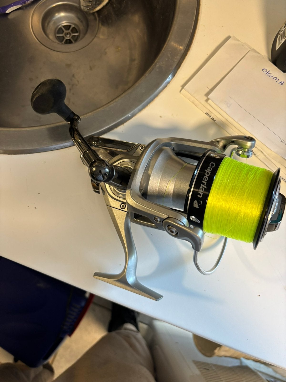 Moulinets de pêche avec fil, Enlèvement ou Envoi, Utilisé, Moulinet