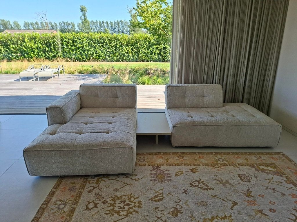 Modulaire bank - Riviera maison, Ophalen, 250 tot 300 cm, Hoekbank, Zo goed als nieuw