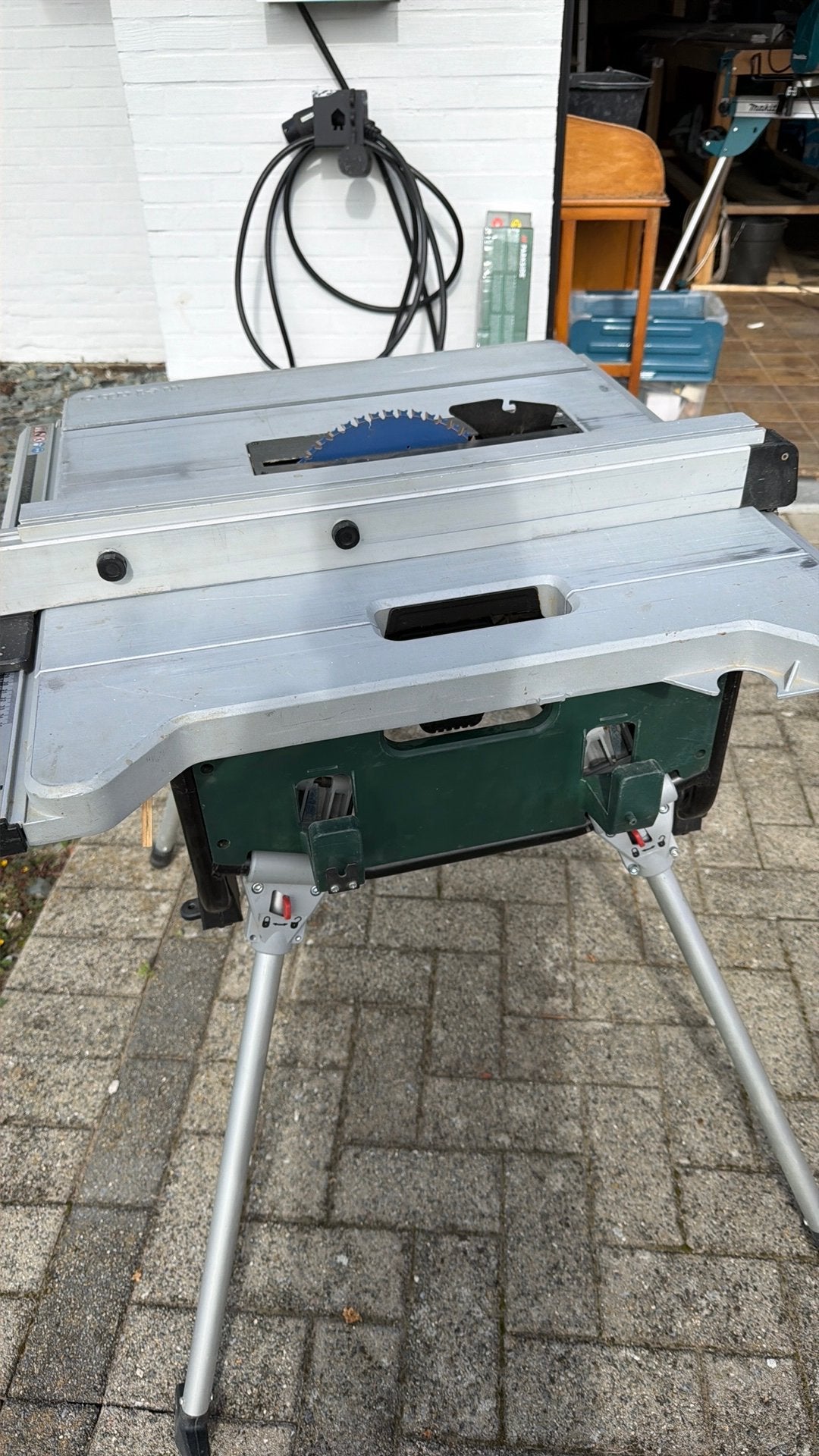 Metabo TS 254 zaagtafel, Ophalen, Gebruikt, Cirkelzaag, 70 mm of meer