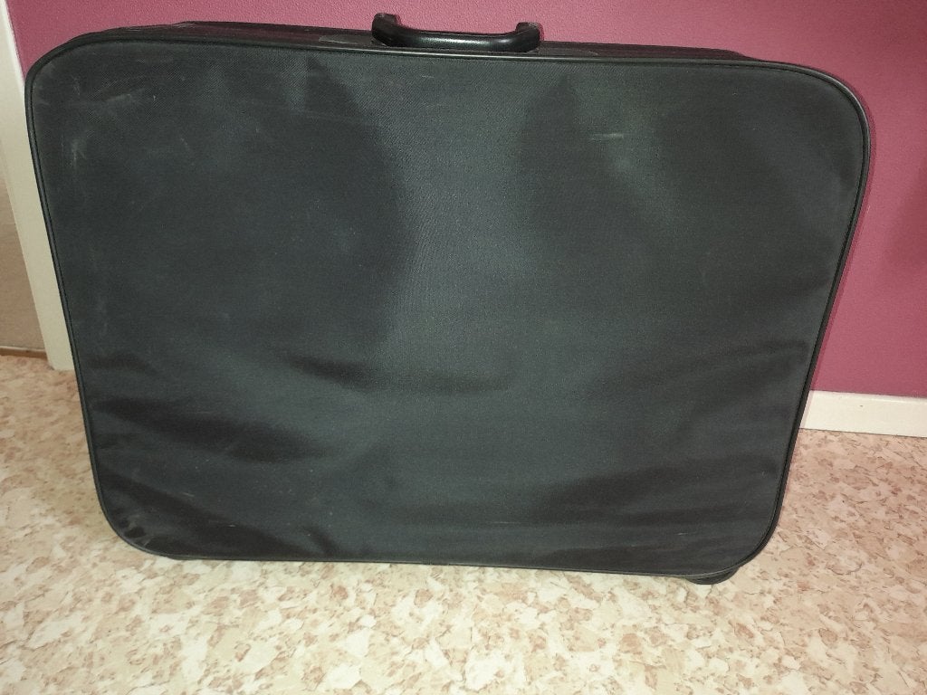 valise samsonite en tissu noir, Bijoux, Sacs & Beauté, Valises, Moins de 35 cm, Comme neuf, Enlèvement, 60 à 70 cm