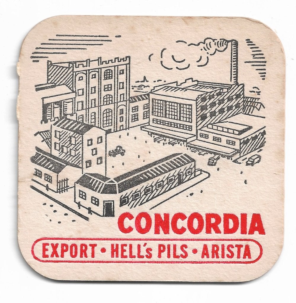 sous-bock  concordia, Collections, Marques de bière, Enlèvement ou Envoi, Comme neuf, Sous-bock