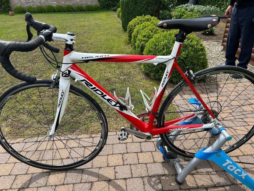 Koersfiets Ridley (gewezen fiets Sven Vantourenhout), Fietsen en Brommers, Fietsen | Racefietsen, Gebruikt, Carbon, 49 tot 53 cm