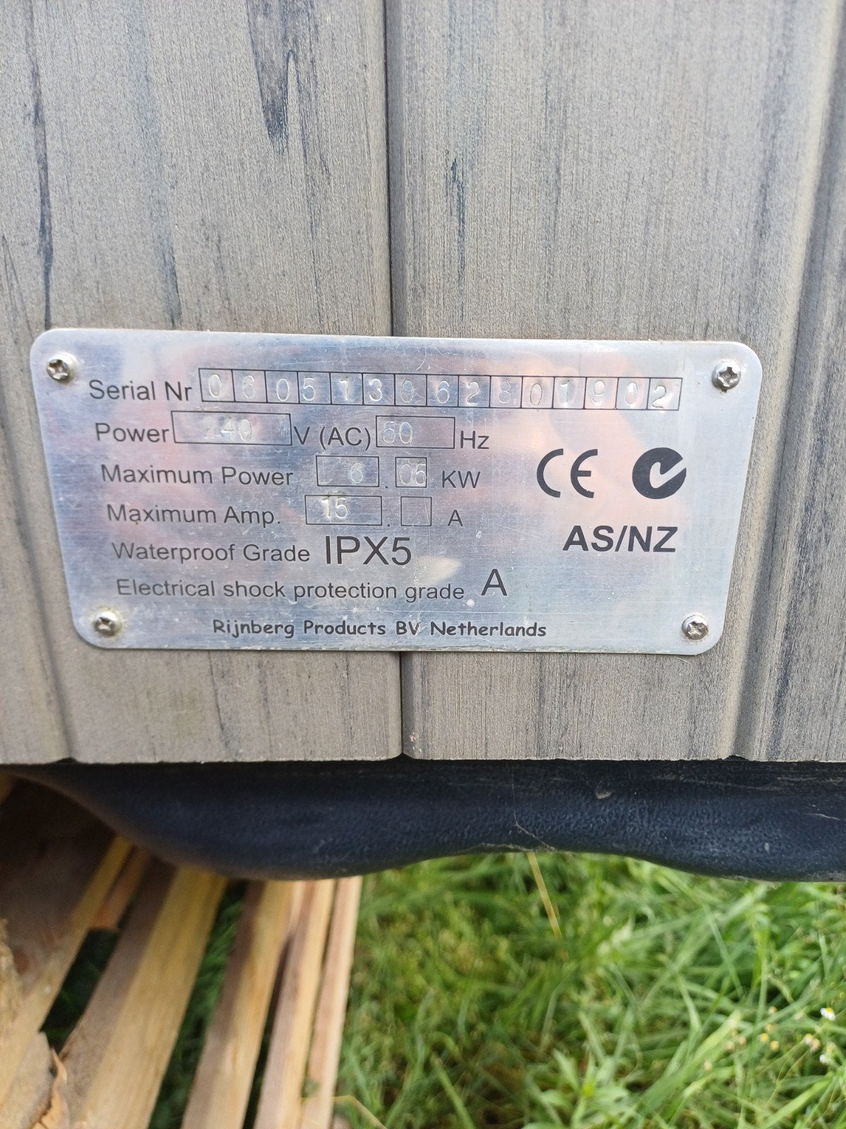 Jacuzzi, 6 personen, Ophalen