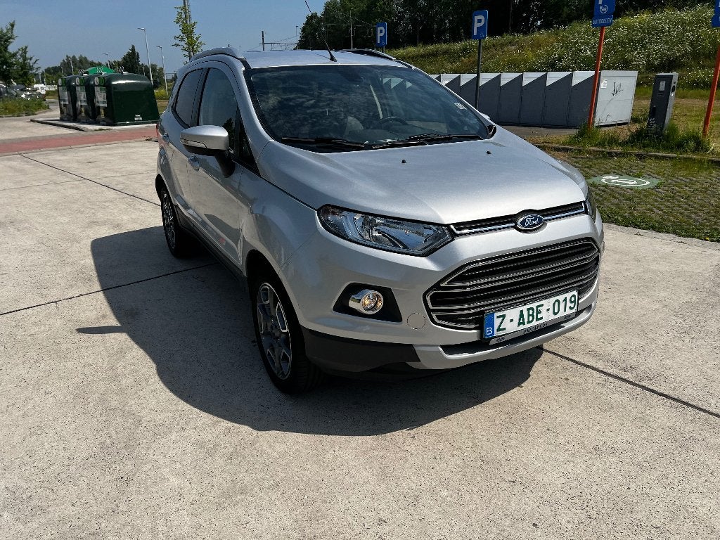 prachtige ford ecosport titanium uitvoering met 39900 km, Voorwielaandrijving, Monovolume, Ecosport, Leder en Stof