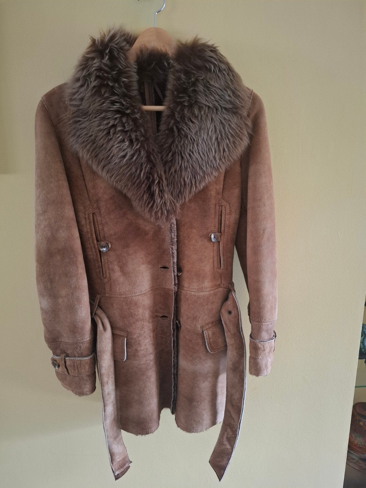 Manteau lammy/veste en peau de mouton pour femme (manteau en, Vêtements | Femmes, Enlèvement ou Envoi, Taille 36 (S)