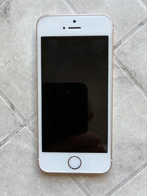 Iphone SE 2016, Étui à rabat, Enlèvement, Doré, Apple