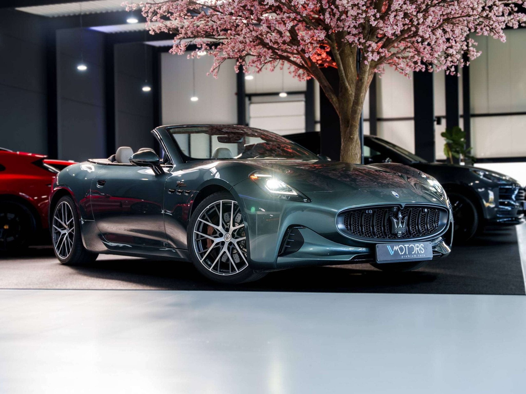 Maserati GranCabrio Folgore AWD 92,5kWh - Verde Giada - Carb, Autos, Cuir, Achat, Entreprise, Cabriolet