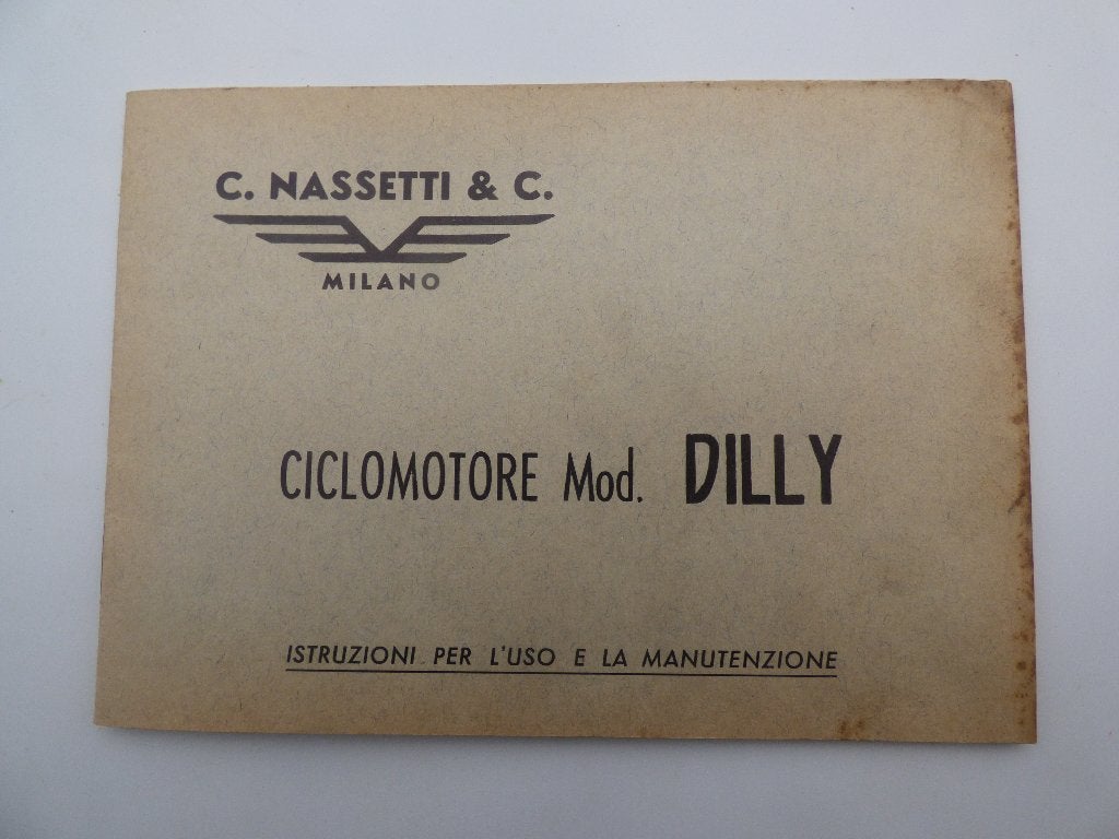 NASSETTI DILLY ONDERHOUDS- EN BEDIENINGSHANDLEIDING, Fietsen en Brommers, Ophalen of Verzenden, Gebruikt
