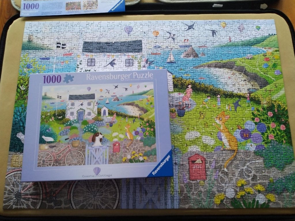 legpuzzel 1000 stukjes - perfecte staat, Ophalen of Verzenden, 500 t/m 1500 stukjes, Zo goed als nieuw, Legpuzzel
