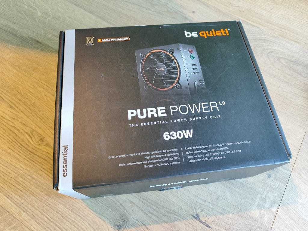 Alimentation be quiet! Pure Power L8 630W Semi-Modulaire, Enlèvement ou Envoi, Utilisé