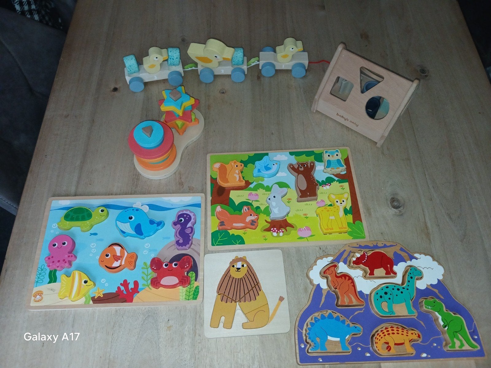 Duurzaam houten speelgoed + puzzels, Kinderen en Baby's, Ophalen of Verzenden, Gebruikt