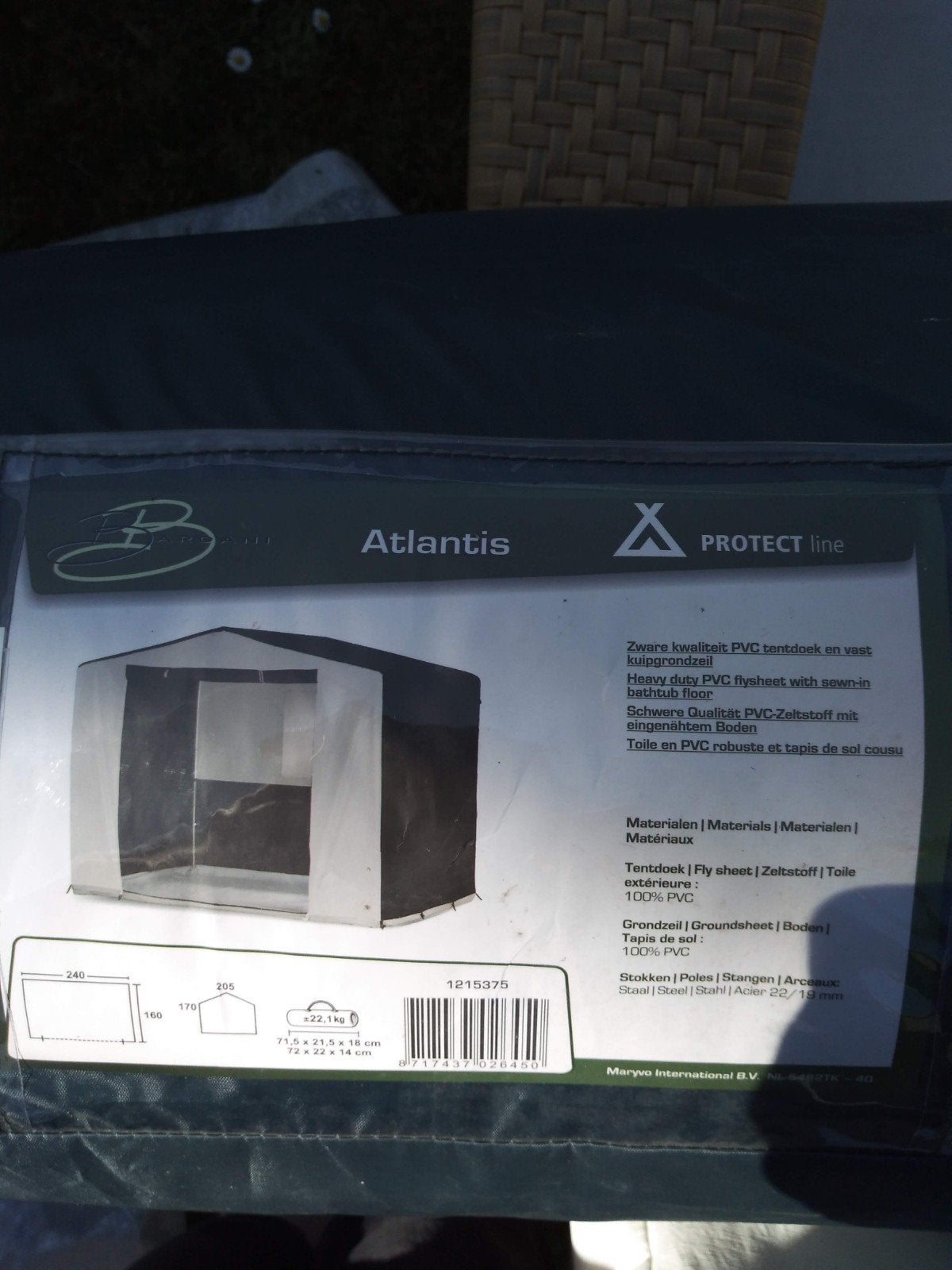 Tente de rangement Atlantis Protect Line, Enlèvement, Comme neuf