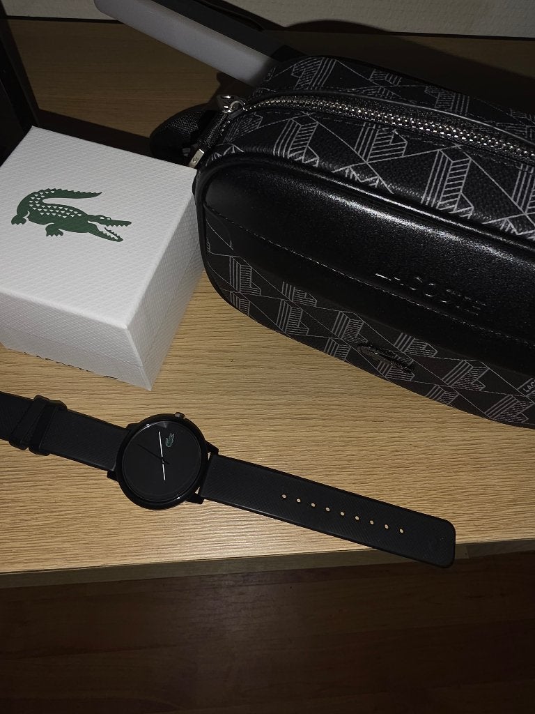 Sacoche et montre lacoste, Enlèvement ou Envoi, Comme neuf