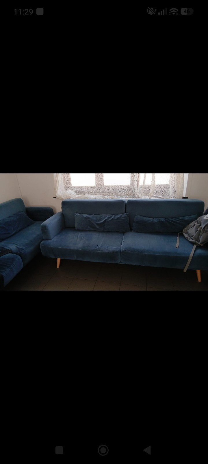 fauteuil, Enlèvement, Utilisé, Tissus, Dind