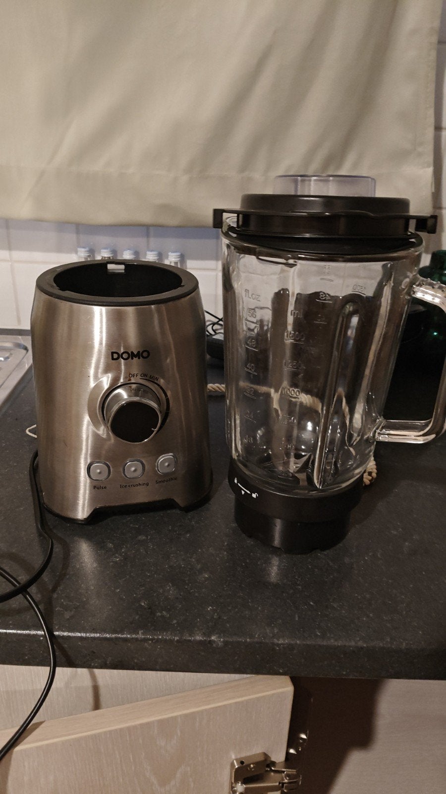 Blender Domo prima staat, Ophalen, Blender
