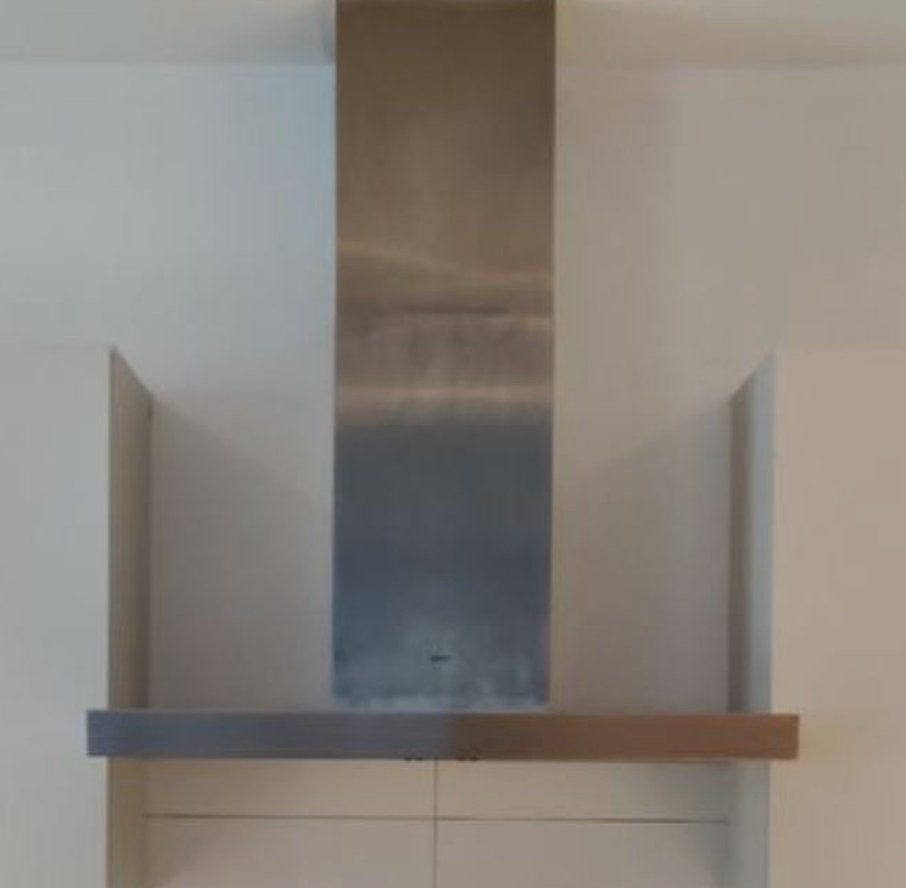 Dampkap inox, Elektronische apparatuur, Afzuigkappen, Ophalen, Gebruikt, Wandschouwkap, Vrijstaand