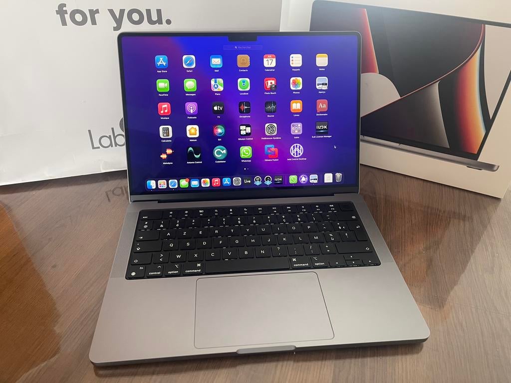 MacBook Pro 14” M1 MAX – 32GB RAM – 1TB SSD, Informatique & Logiciels, Apple Macbooks, MacBook Pro, 32 GB, Autres tailles, Comme neuf