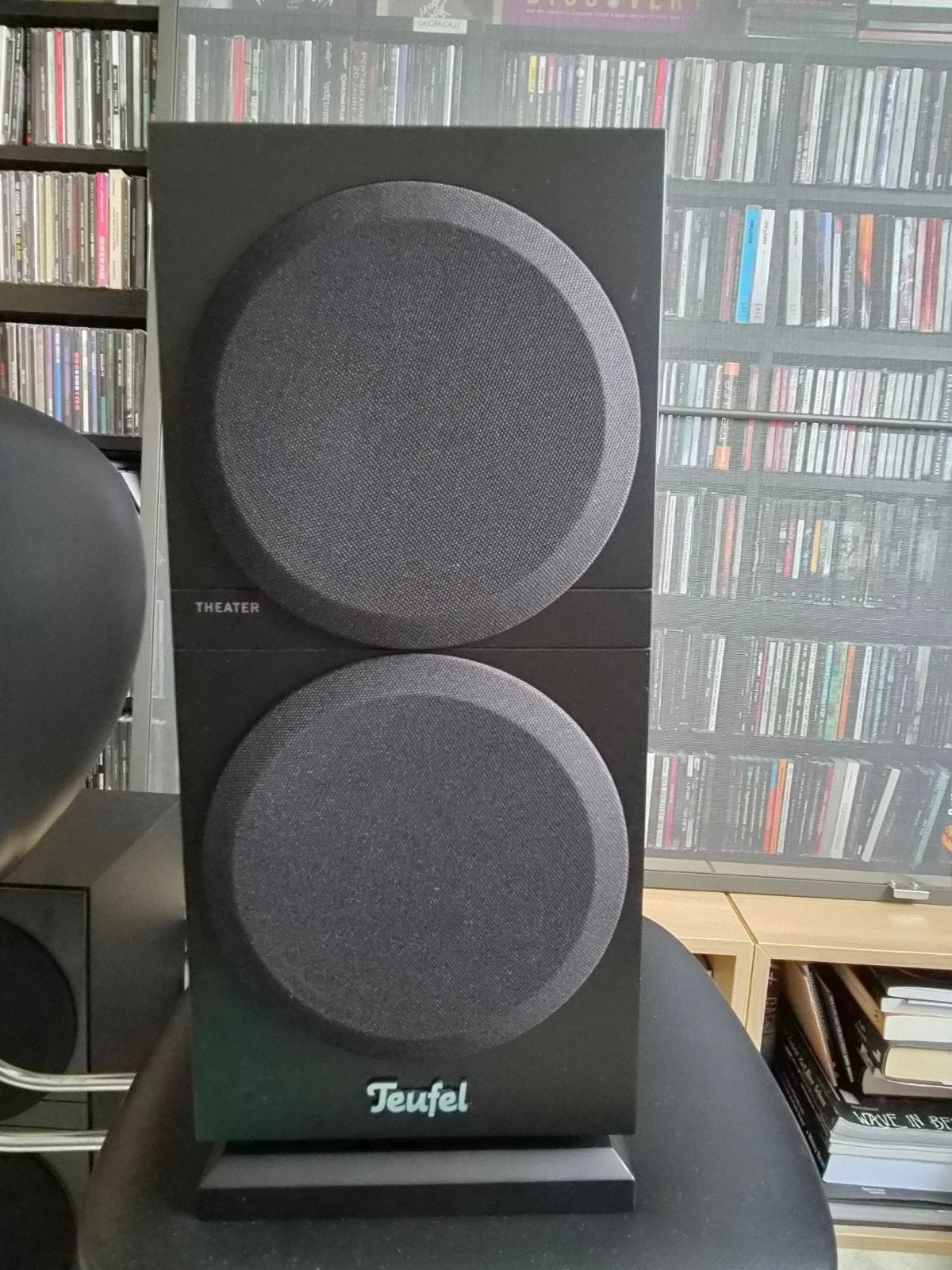 Luidsprekers Teufel Theater 500 S, boekenplank/kast model,, Ophalen, Zo goed als nieuw, Boekenplank luidspreker, Overige merken