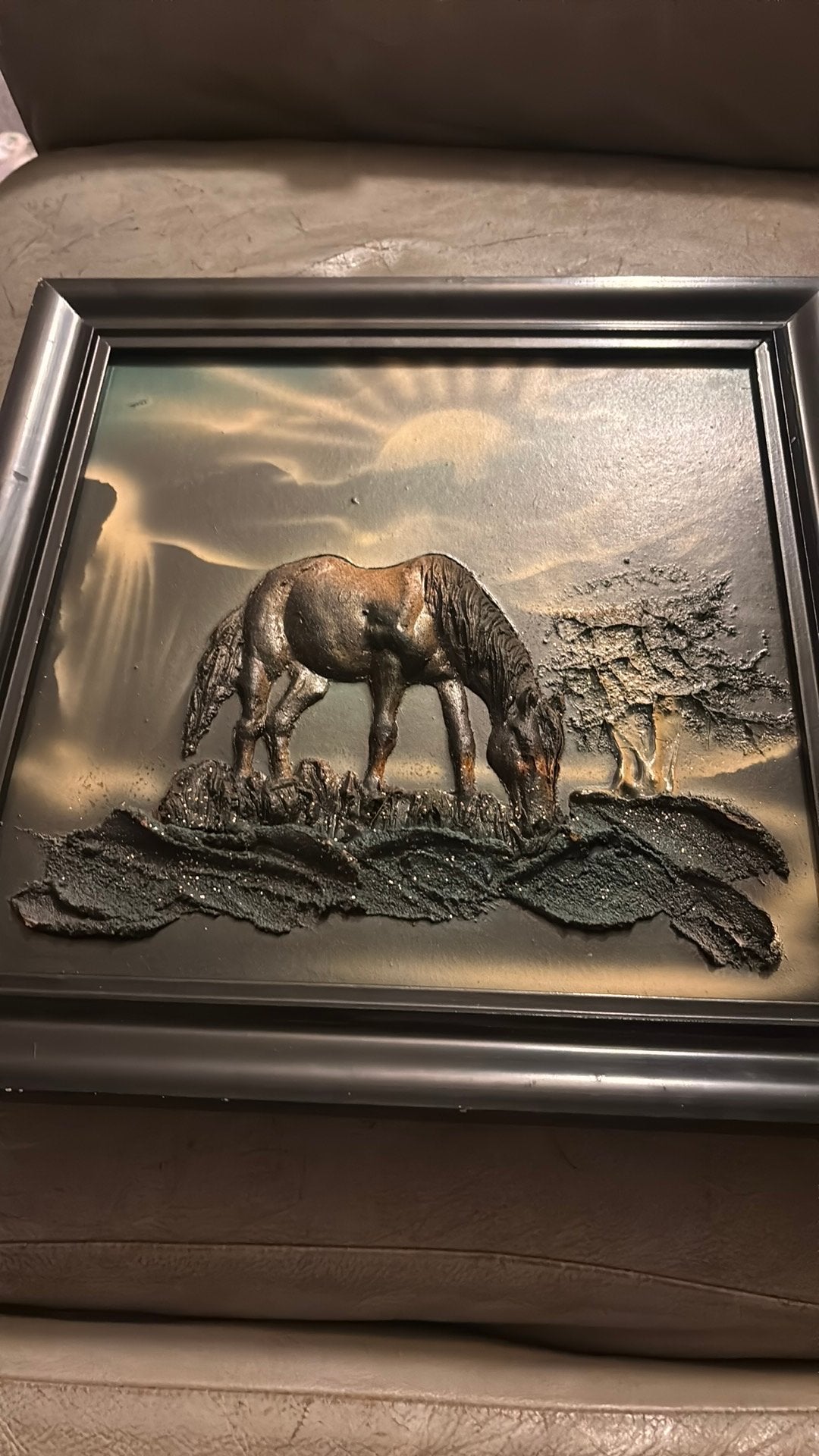Schilderij paard, Enlèvement ou Envoi
