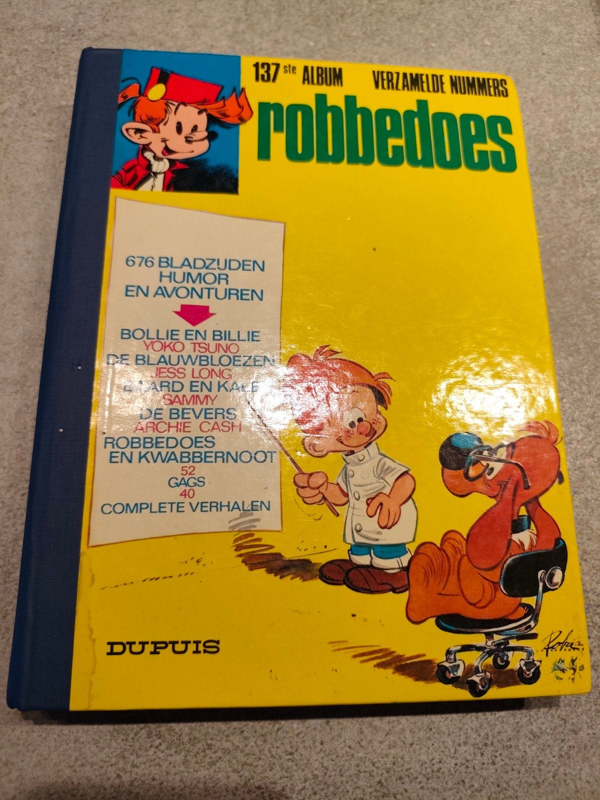 Robbedoes 13u album, Boeken, Gelezen, Eén stripboek, Ophalen of Verzenden, Jean Dupuis