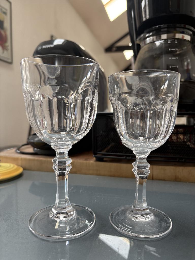 Verres en cristal (8), Enlèvement