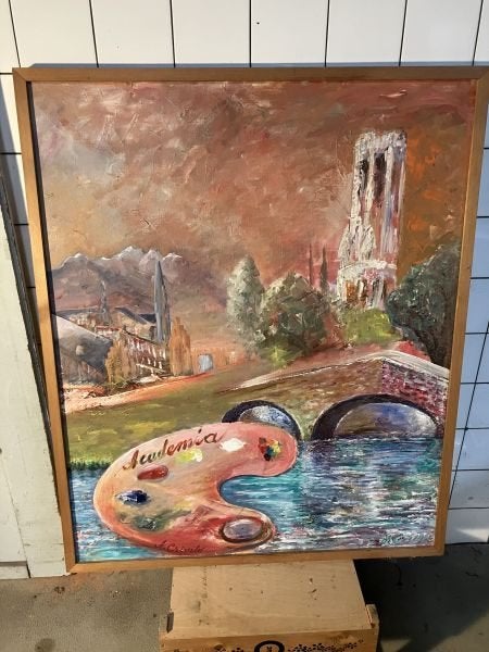 schilderij 94x114, Ophalen