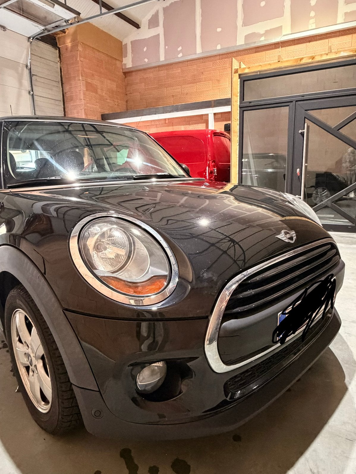 Mini cooper one d, Auto's, Stof, Zwart, Particulier, 3 cilinders