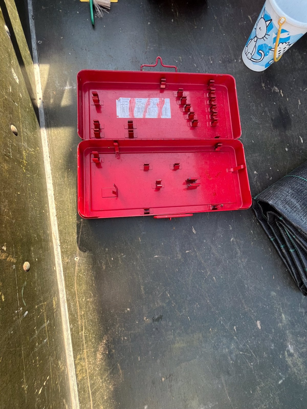 Boîte à outils, Enlèvement, Utilisé