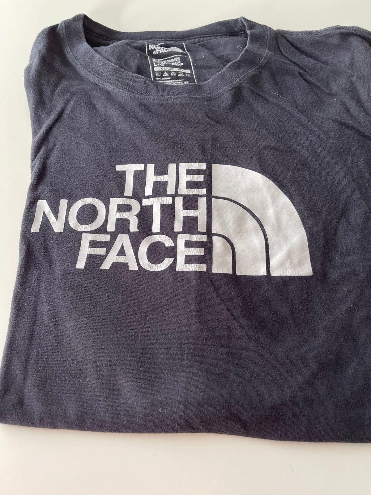 Tshirt The North Face. Maat L, Verzenden, Gedragen, Maat 42/44 (L), Zwart