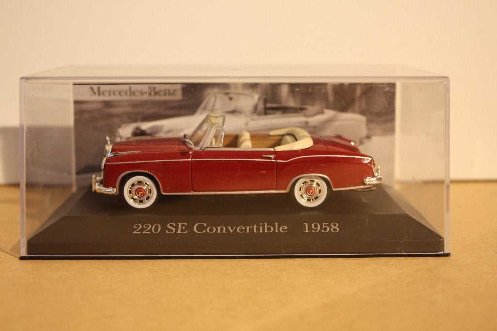 Mercedes 220SE Convertible 1958 1:43, Ophalen of Verzenden, Nieuw, Auto