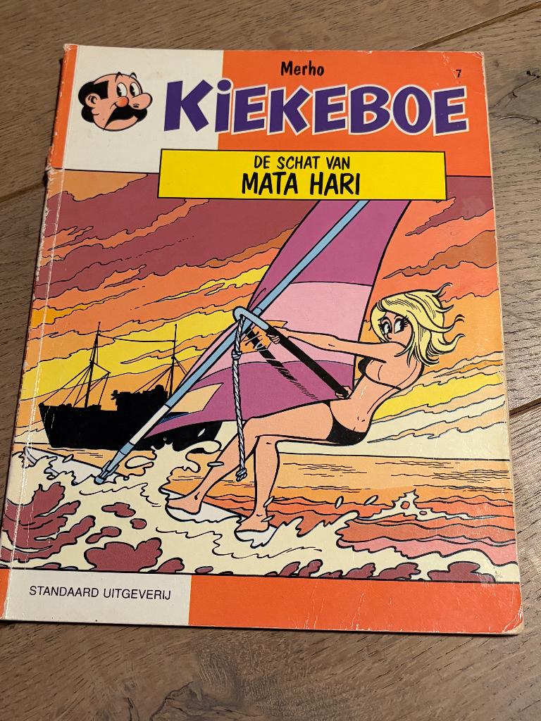 Kiekeboe - 7 - De schat van Mata Hari, Eén stripboek, Ophalen of Verzenden, Gelezen, Merho