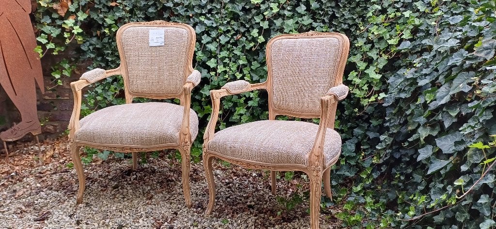 Paire de cabriolets LXV, Maison & Meubles, Enlèvement, Comme neuf, Bois