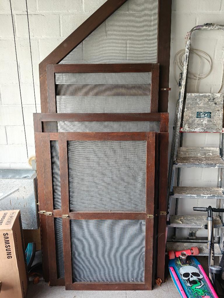 Houten vliegenramen gratis op te halen, Ophalen, Gebruikt, Overige houtsoorten, Overige typen