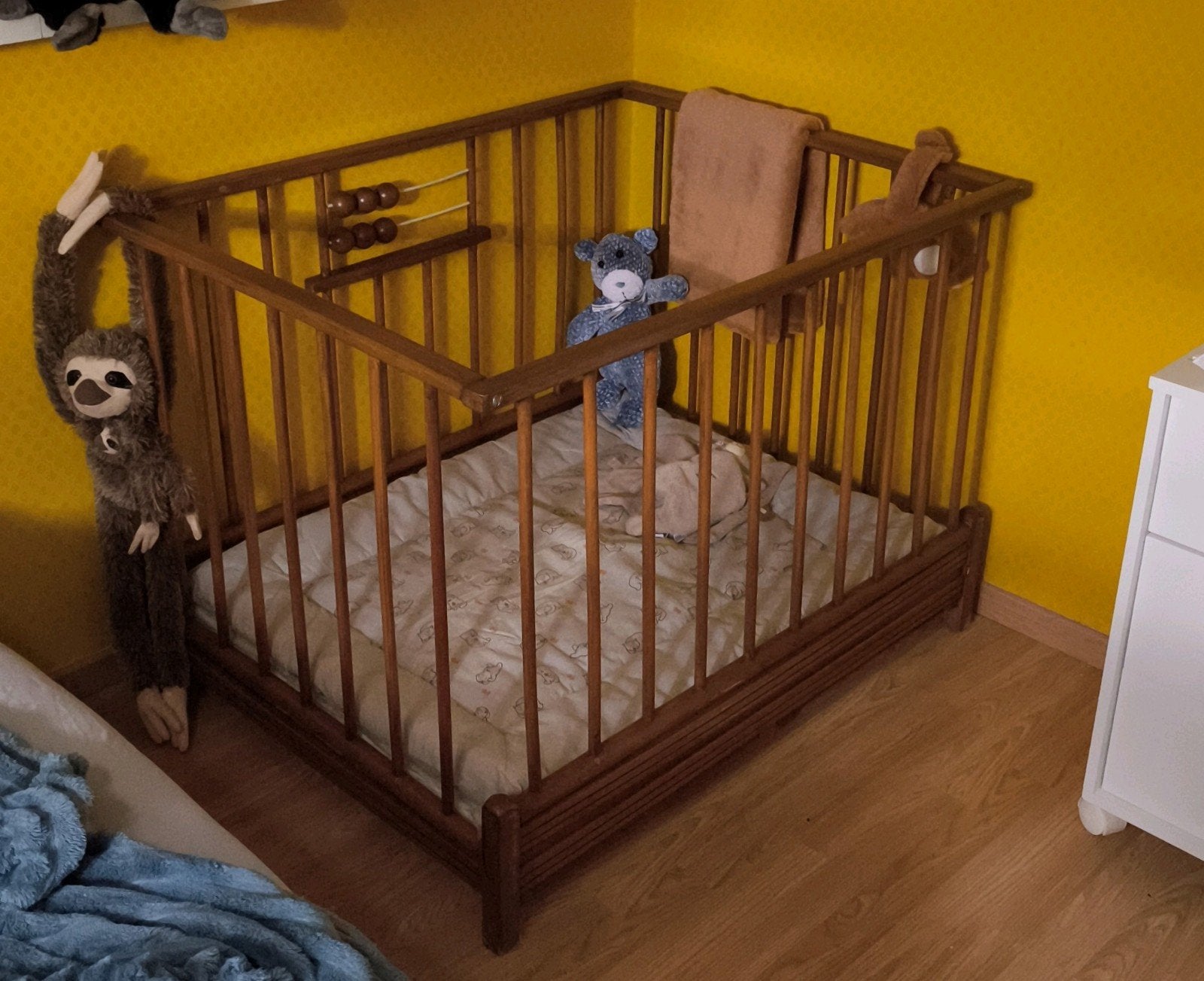 Houten kinderpark, Kinderen en Baby's, Ophalen, Gebruikt, Jongetje of Meisje