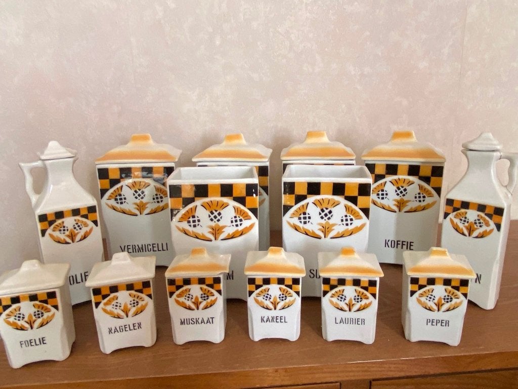 Set stenen keuken potten, Ophalen of Verzenden, Zo goed als nieuw